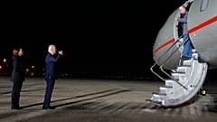 Джо Байден и Камала Харрис встречают Пола Уилана