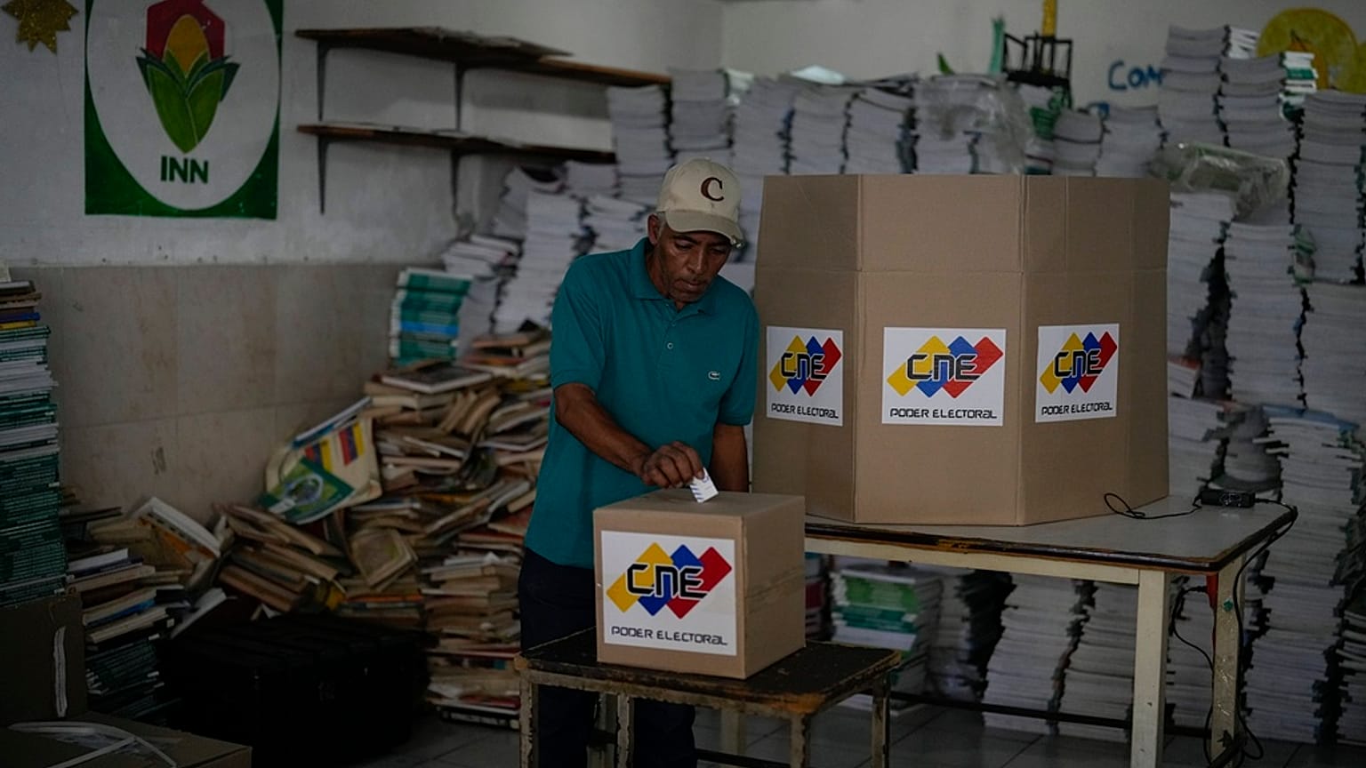 Jornada electoral en Venezuela. 