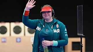 Major Veronika a szombati verseny után Chateauroux-ban, 2024. augusztus 3-án