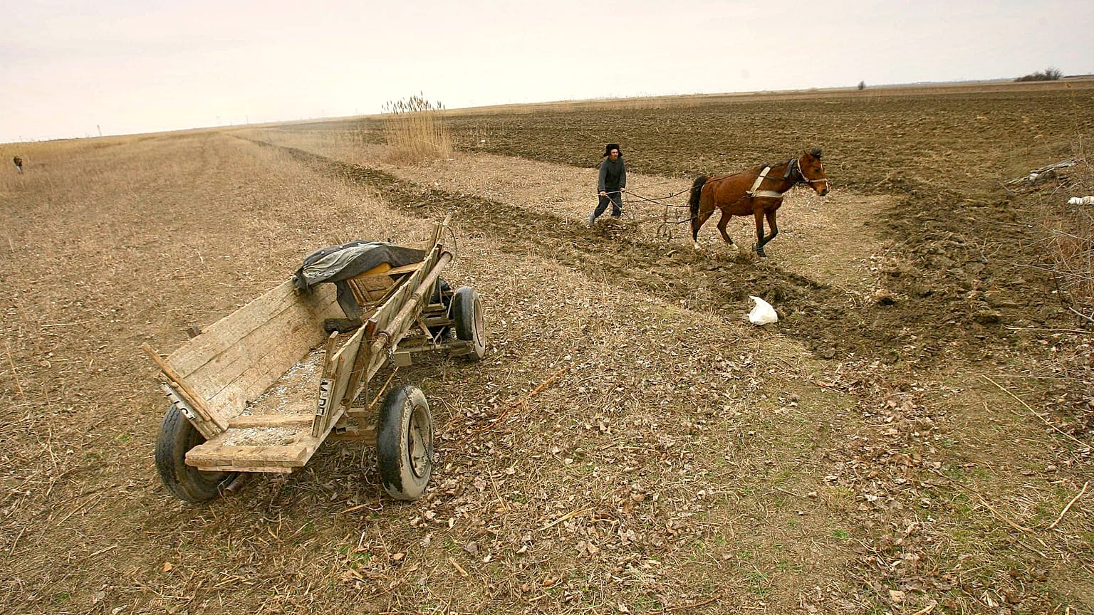 Siccità in Romania, immagine d'archivio