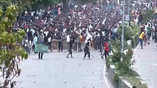 Bangladesi kormányellenes tüntetők