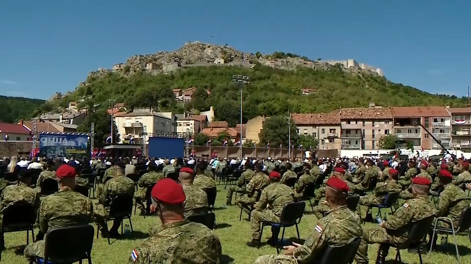 Captura de vídeo: celebraciones en Croacia.