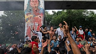 Imagen de las protestas de Bangladesh