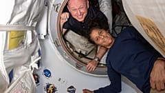 Butch Wilmore és Suni Williams, a NASA két tesztpilótája, 2024. június 13-án