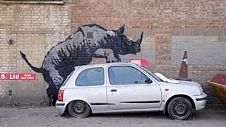 L'ottava opera del London zoo di Banksy