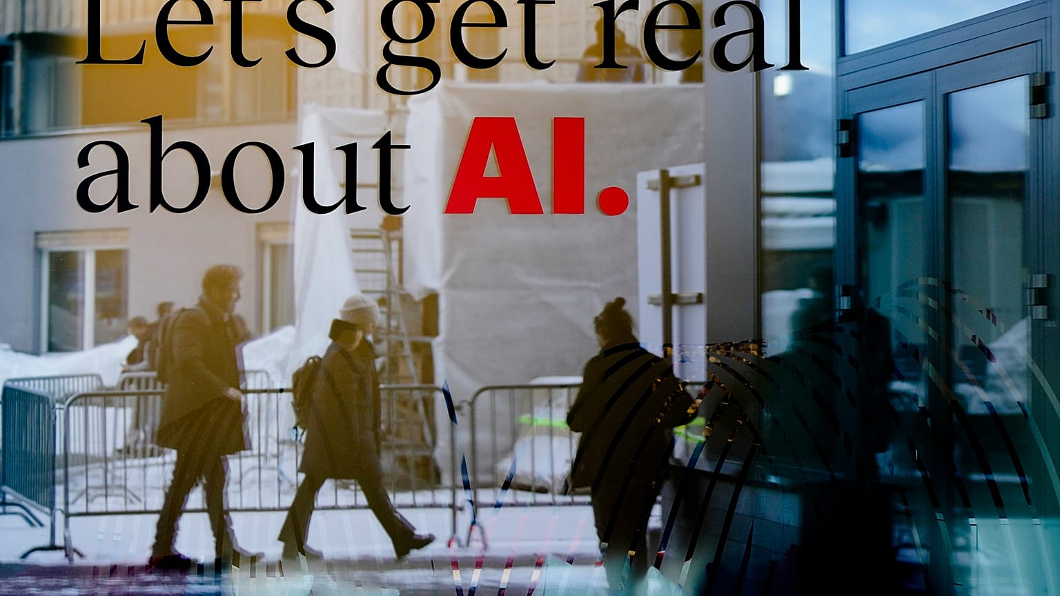 AI was one of the main subjects at the World Economic Forum in Davos earlier this year 