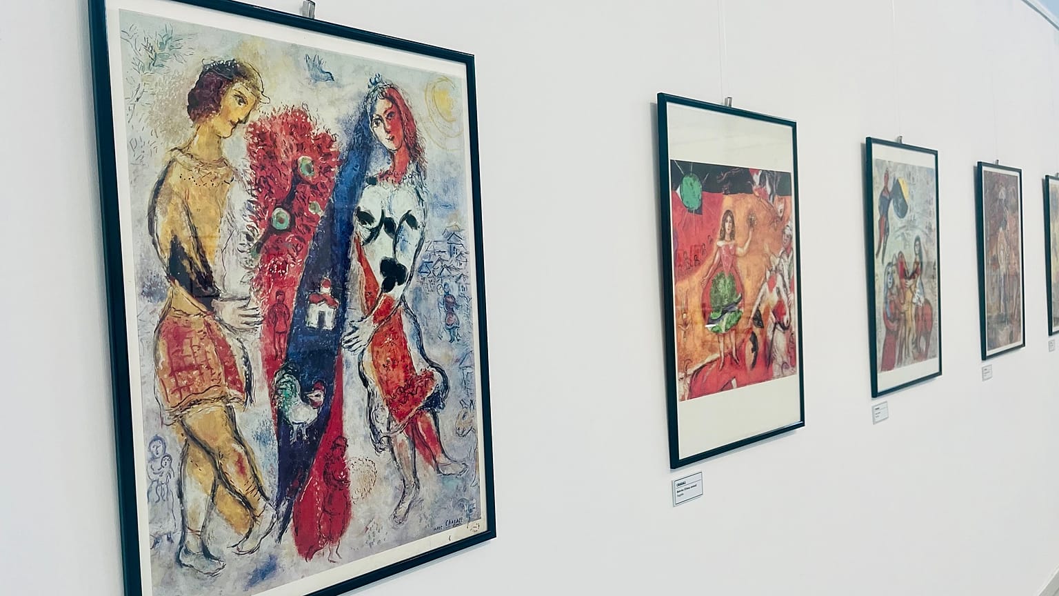 Chagall-alkotások a Várplotai Képtárban, 2024. augusztus 14-én