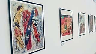 Chagall-alkotások a Várplotai Képtárban, 2024. augusztus 14-én