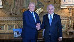 Donald Trump és Benjámin Netanjahu (korábbi felvétel)