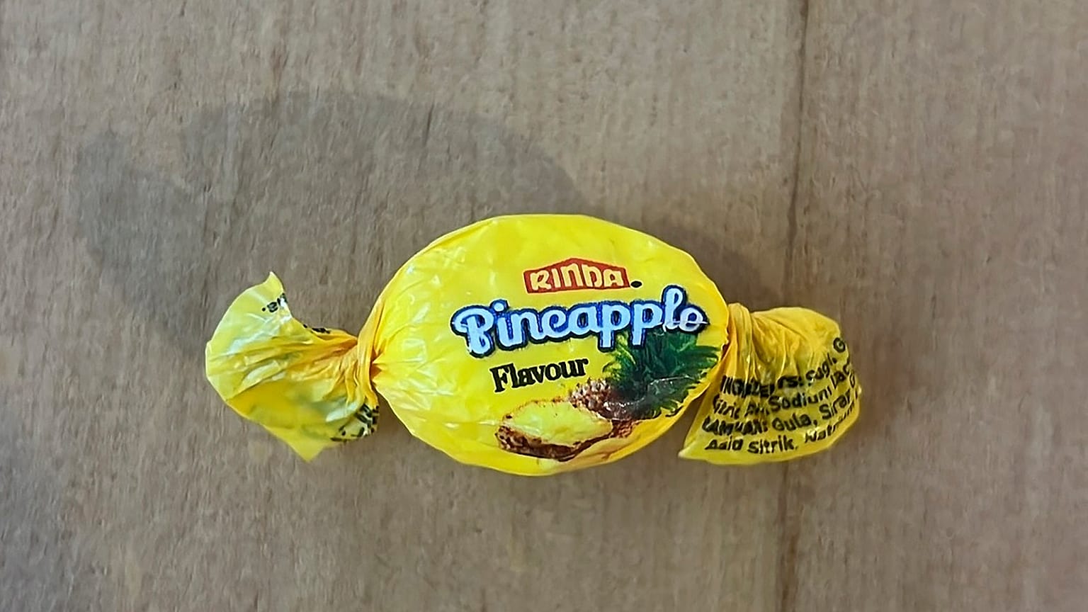 A pineapple-flavoured sweet filled with a potentially lethal dose of methamphetamine is displayed in Auckland, New Zealand, Tuesday, August 13, 2024. 