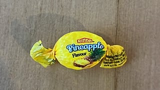 A pineapple-flavoured sweet filled with a potentially lethal dose of methamphetamine is displayed in Auckland, New Zealand, Tuesday, August 13, 2024. 