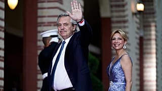 Alberto Fernández y Fabiola Yáñez.