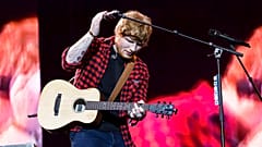 Singer Ed Sheeran performs at the Glastonbury Festival at Worthy Farm, in Somerset, England. 25 June, 2017.