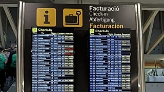 Retrasos en la mayoría de vuelos el pasado jueves en Mallorca