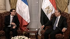 Οι υπουργοί Εξωτερικών Γαλλίας και Αιγύπτου