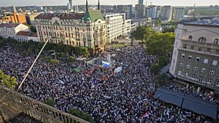 Some 30,000 are estimated to have taken part in a protest in Belgrade on 10 August over the revival of Rio Tinto’s stalled lithium mining project in western of Serbia