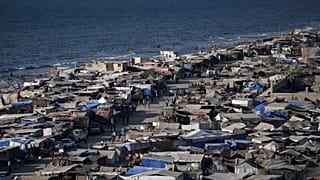 Deyr el-Belah'ın batısında yerinden edilmiş Filistinlilerin yaşadığı kamp, Gazze, 20 Ağustos 2024.