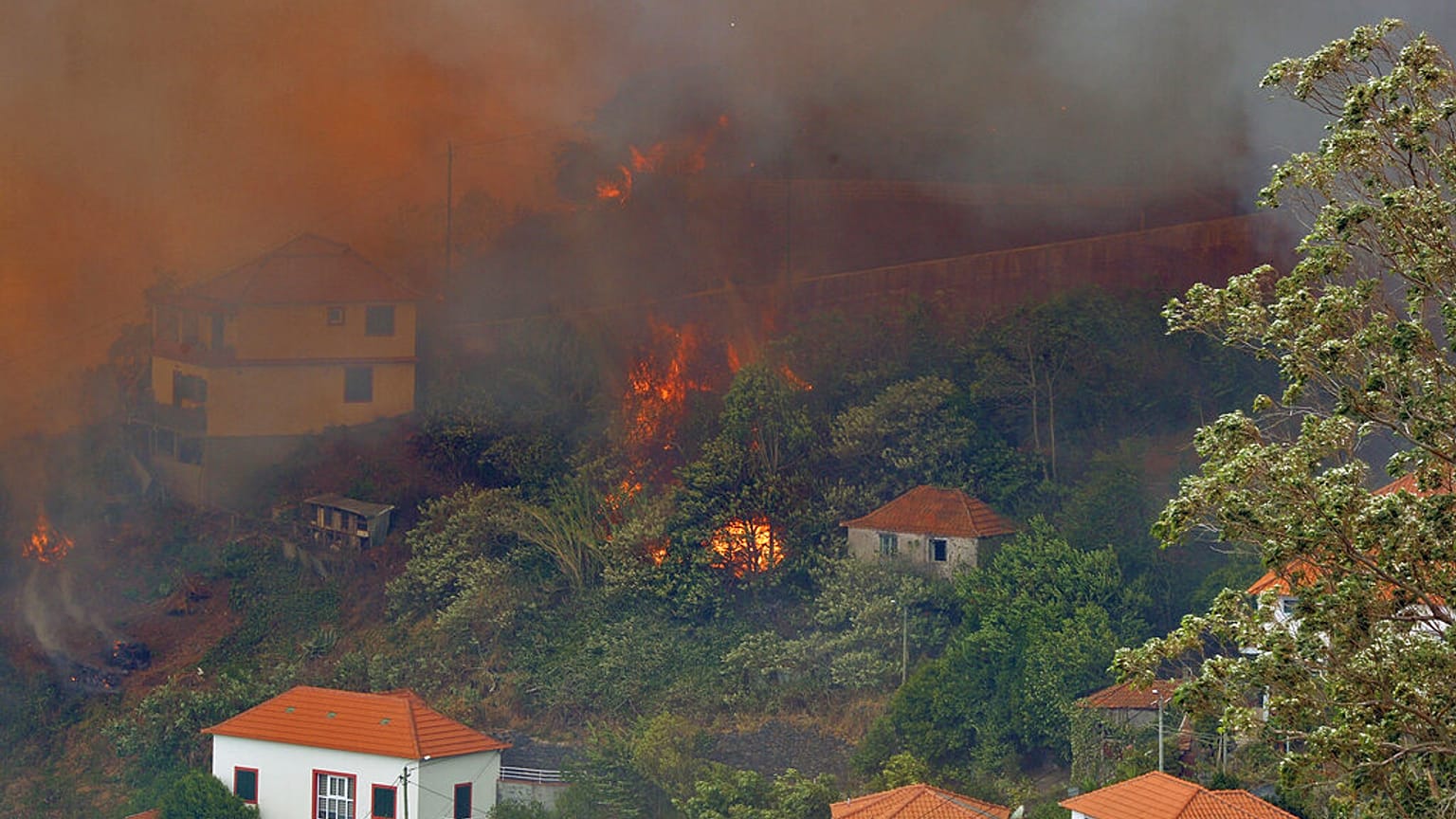 Fiamme a Madeira