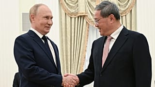 Li Qiang und Wladimir Putin in Moskau