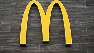 This photo shows a logo of a McDonald's restaurant in Havertown, Pa., on April 26, 2022.