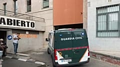 Traslado del sospechoso de matar al pequeño Mateo al Juzgado. 