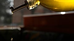 A bottle of olive oil