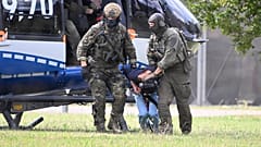 H μεταφορά του συλληφθέντα έγινε με ελικόπτερο