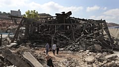 Καταστροφές στην Λωρίδα της Γάζας μετά απο Ισραηλινό βομβαρδισμό