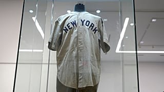 Babe Ruth's 'called shot' jersey breaks auction records