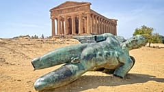Tourists flock to the Valley of the Temples with archaeological remains that date back to when the island was an Ancient Greek colony in the 6th and 5th centuries BC. 