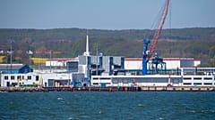 Port Mukran in Sassnitz-Mukran on the island of Ruegen, Germany