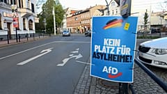 2024'te Thüringen'de AfD afişi
