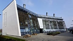 Un édifice construit à base de brique de chanvre.