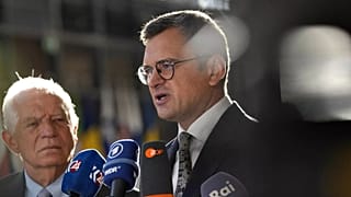 Ukrayna Dışişleri Bakanı Dmytro Kuleba Brüksel'de AB dışişleri bakanlarının toplantısına katıldı.