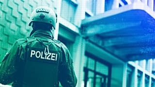 A special police task force (SEK) after the fatal knife attack Friday at the festival in Solingen, August 2024