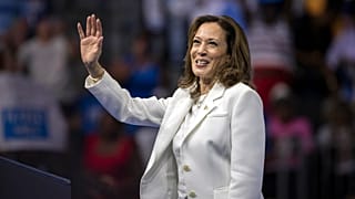 La candidata democratica alla Casa Bianca e attuale vicepresidente degli Stati Uniti Kamala Harris
