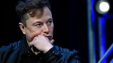 Tesla and SpaceX chief executive officer Elon Musk listens to a question as he speaks at the SATELLITE Conference and Exhibition in Washington, March 9, 2020. 