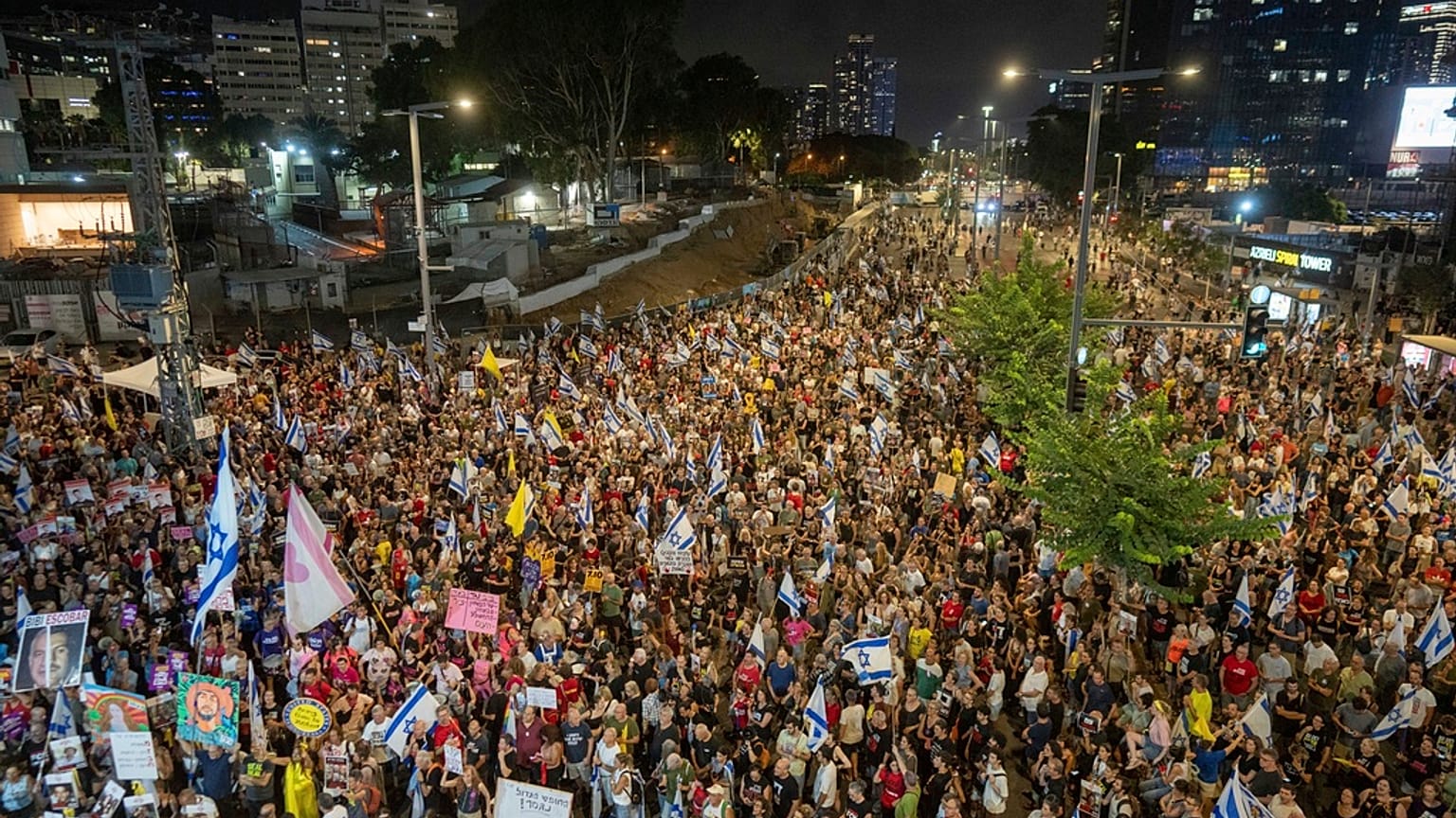 Αντικυβερνητική διαδήλωση στο Ισραήλ