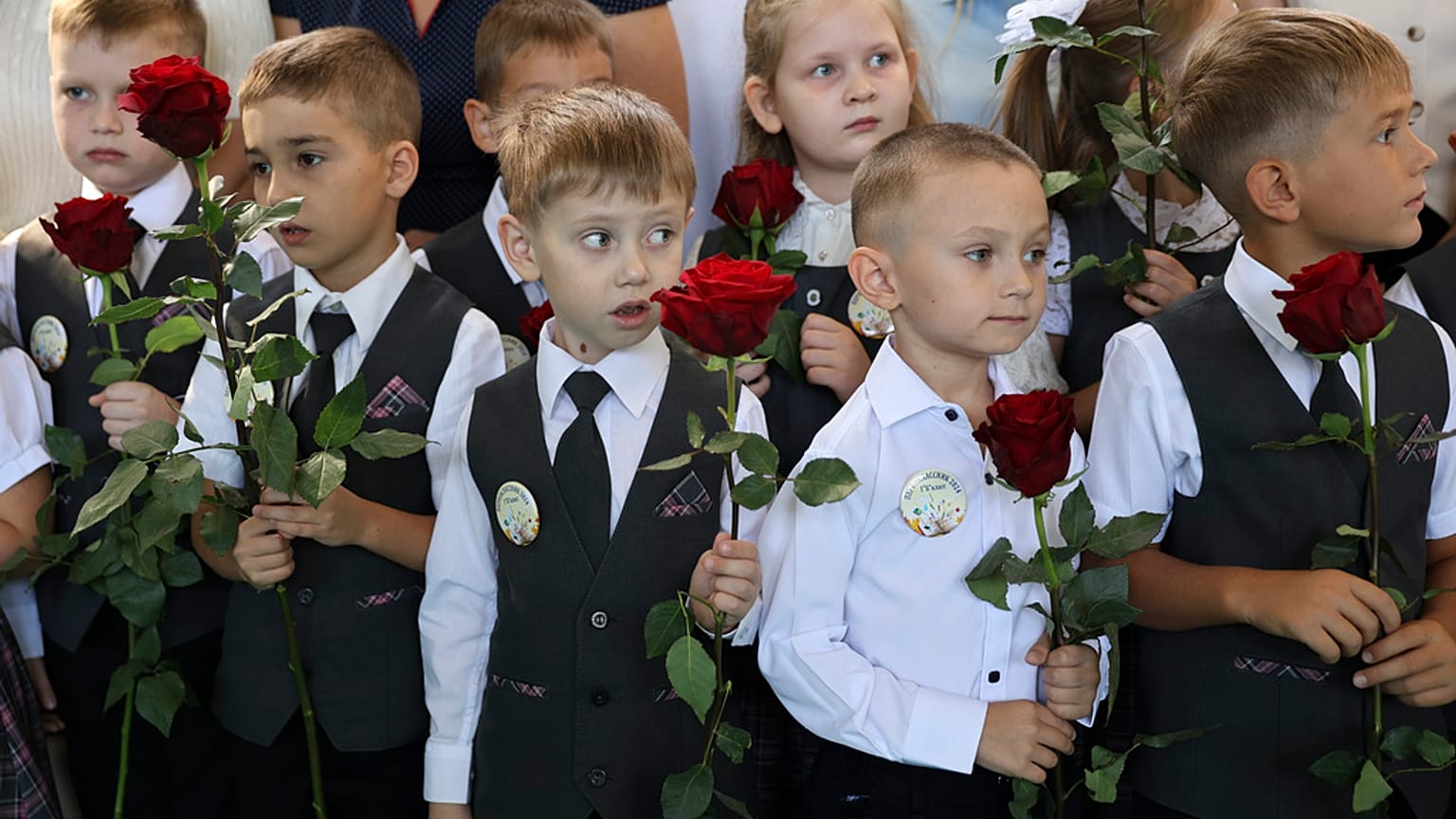 Schulbeginn in der Ukraine
