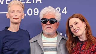 Педро Альмодовар, Тильда Суинтон и Джулианна Мур на Венецианском кинофестивале-2024