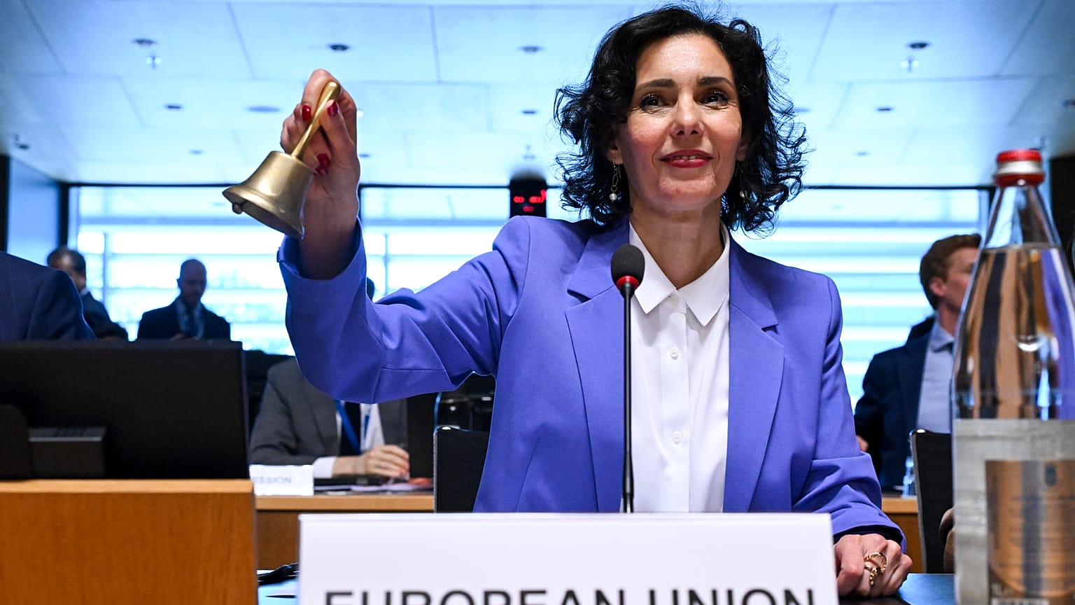 Hadja Lahbib, ministra degli Affari Esteri belga