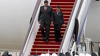 Venezuela Devlet Başkanı Nicolas Maduro ve First Lady Cillia Flores, Beijing, 1 Eylül 2015.
