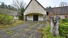 Die ehemalige Villa des Chef-Nazi-Propagandisten Joseph Goebbels in Brandenburg.
