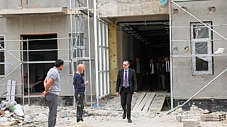 Erdal Beşikçioğlu, Etimesgut'taki Kreş ve Gündüz Bakımevinin inşaatını kontrol ediyor, 24 Nisan 2024