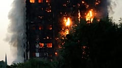 Incendio de la Torre Grenfell en Londres.