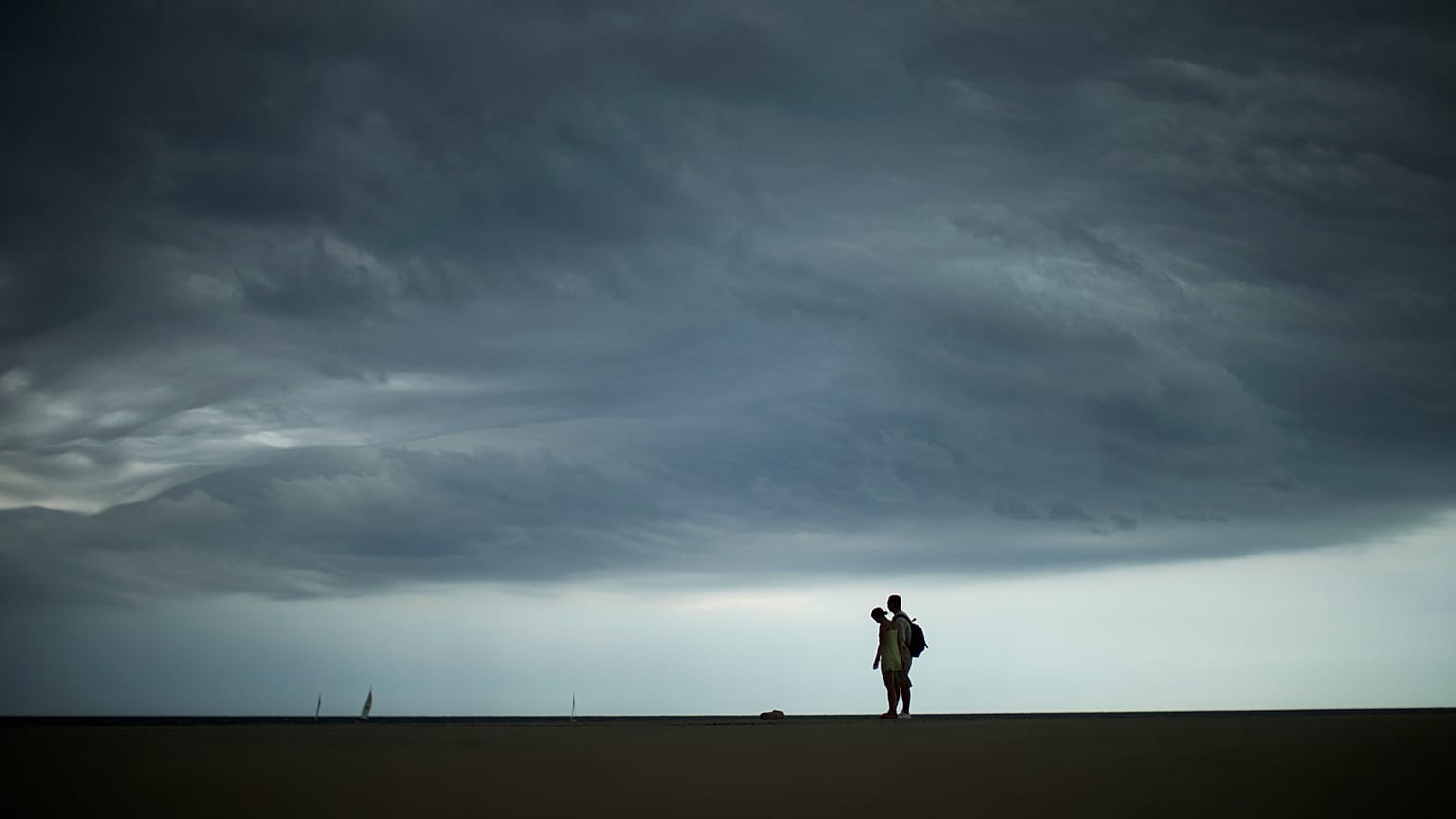 Tormenta en Barcelona, España, el 29 de Julio de 2022