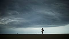 Sturm in Barcelona, Spanien, am 29. Juli 2022