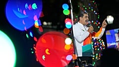 Ο πρόεδρος Νικολάς Μαδούρο μιλάει σε υποστηρικτές του στο Καράκας της Βενεζουέλας, 3 Δεκεμβρίου 2023.