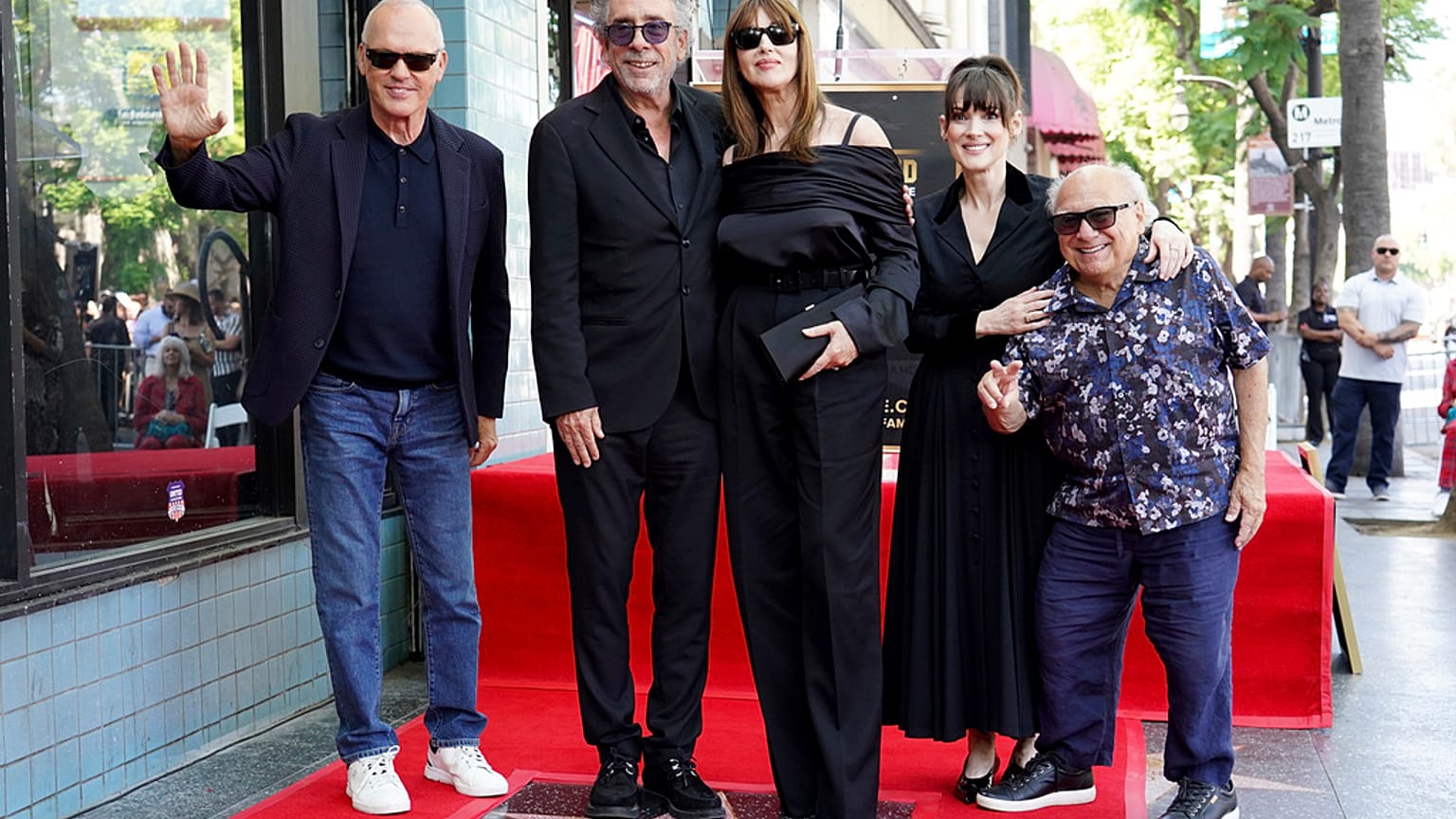 Tim Burton no Passeio da Fama