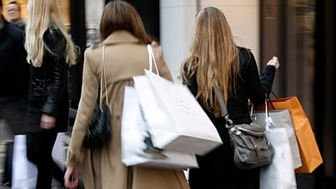 File photo of Paris shoppers